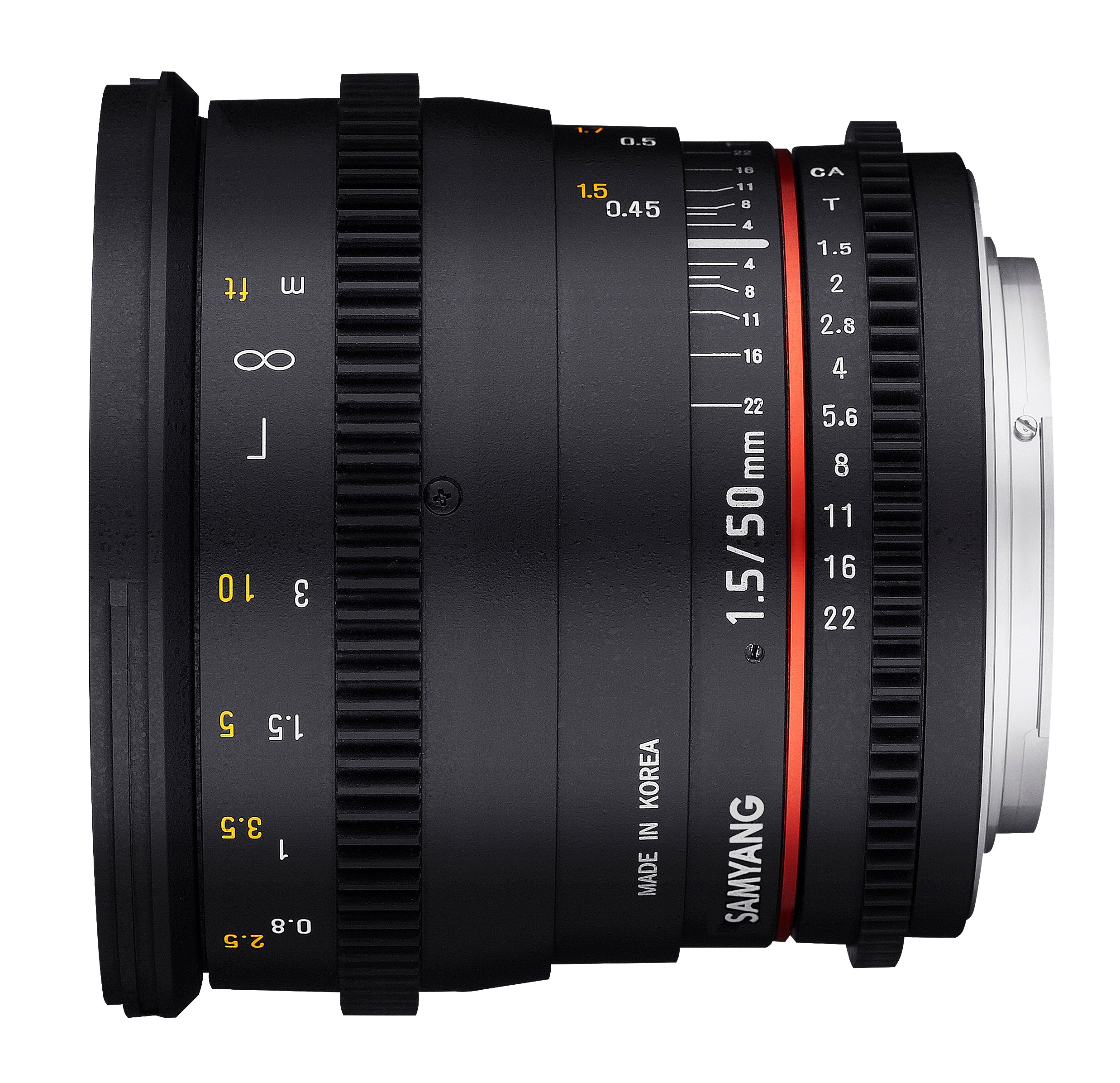 50mm T1.5 Full Frame VDSLR II Cine – Samyang US