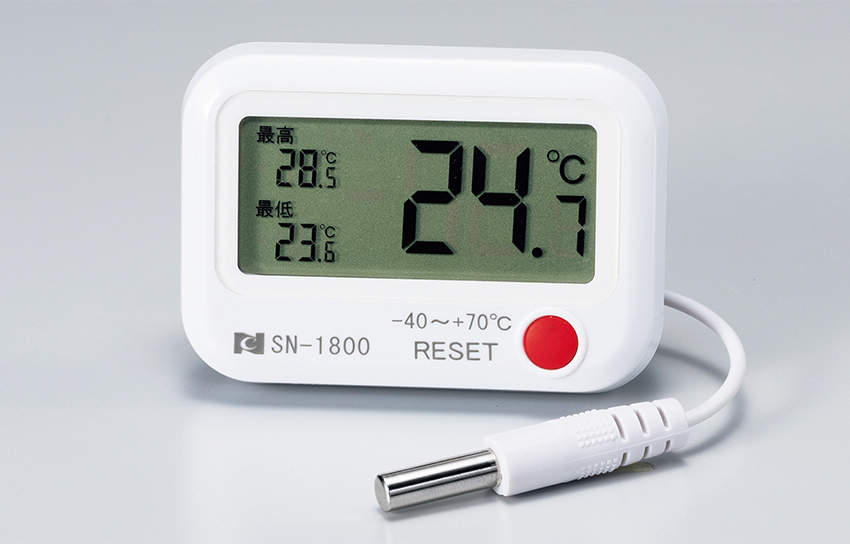 冷凍・冷蔵庫用デジタル温度計 SN－1800｜総合的理化学機器商社