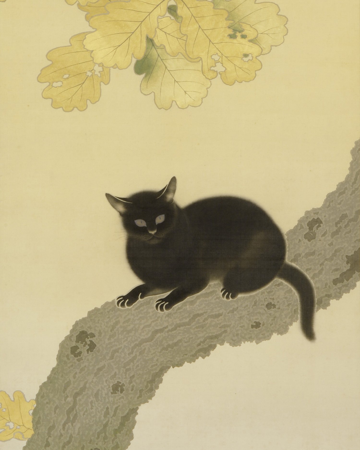 看板猫に会いにいこう！ 重要文化財「黒き猫」修理完成記念「永青文庫