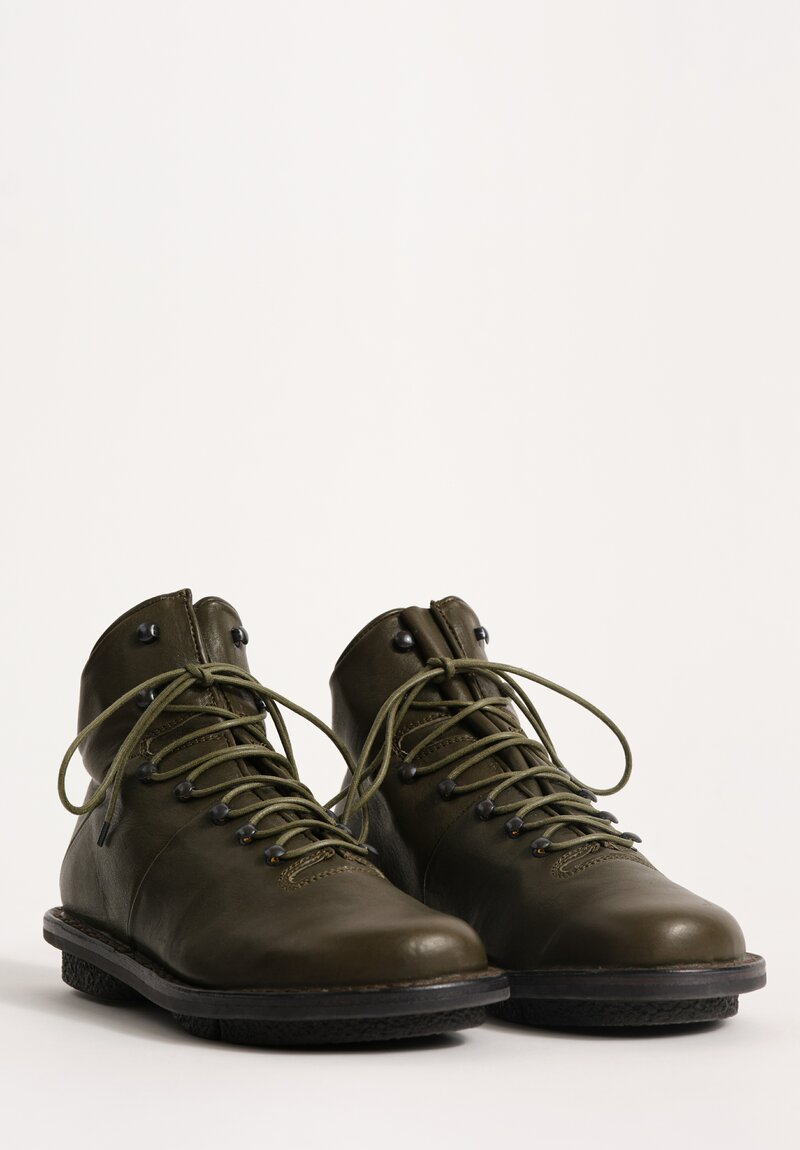 Trippen Alpin Shoe in Khaki Green | Santa Fe Dry Goods . Workshop