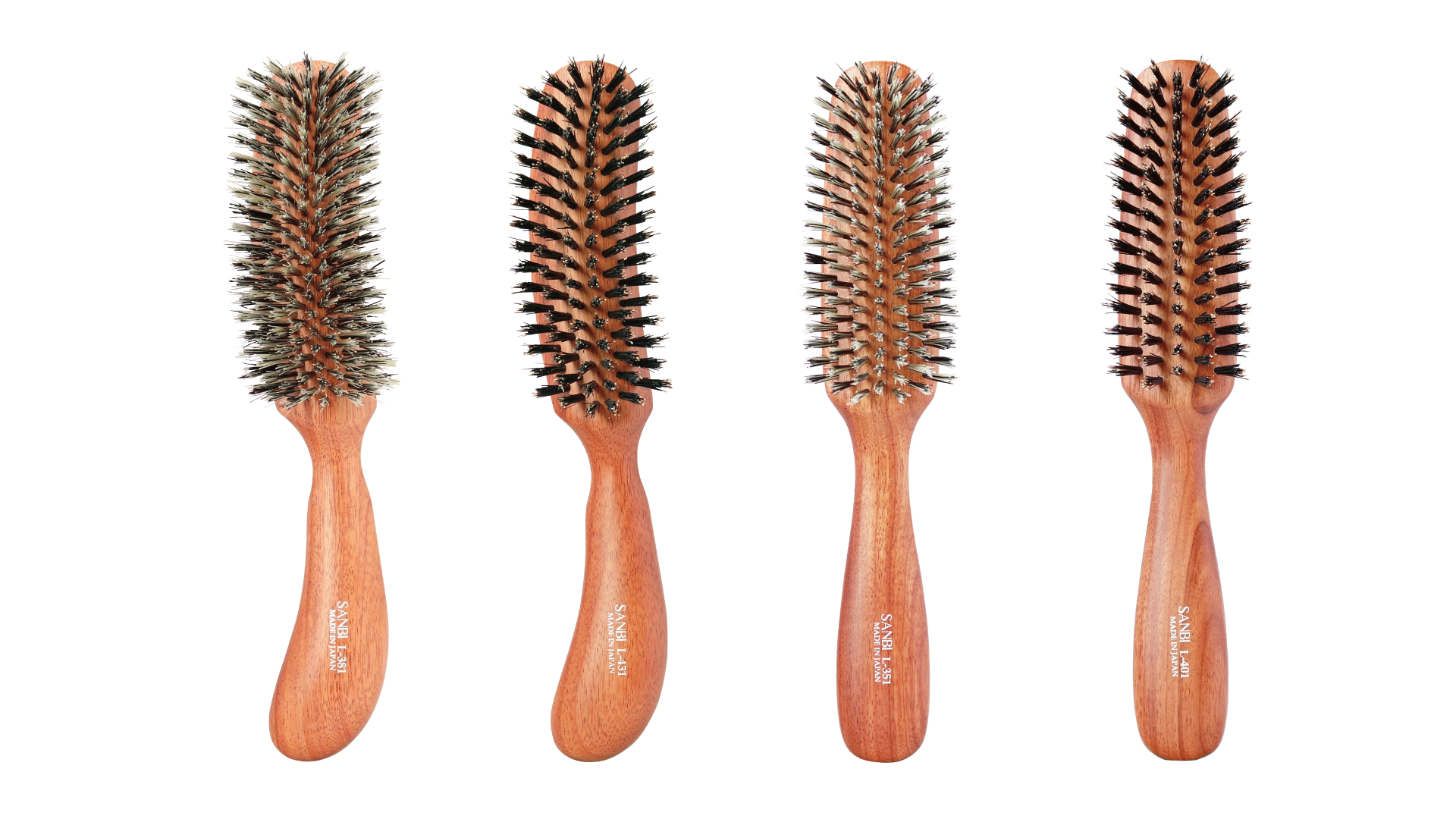 仕上げブラッシングブラシ｜猪毛・豚毛 | ヘアブラシのSANBI
