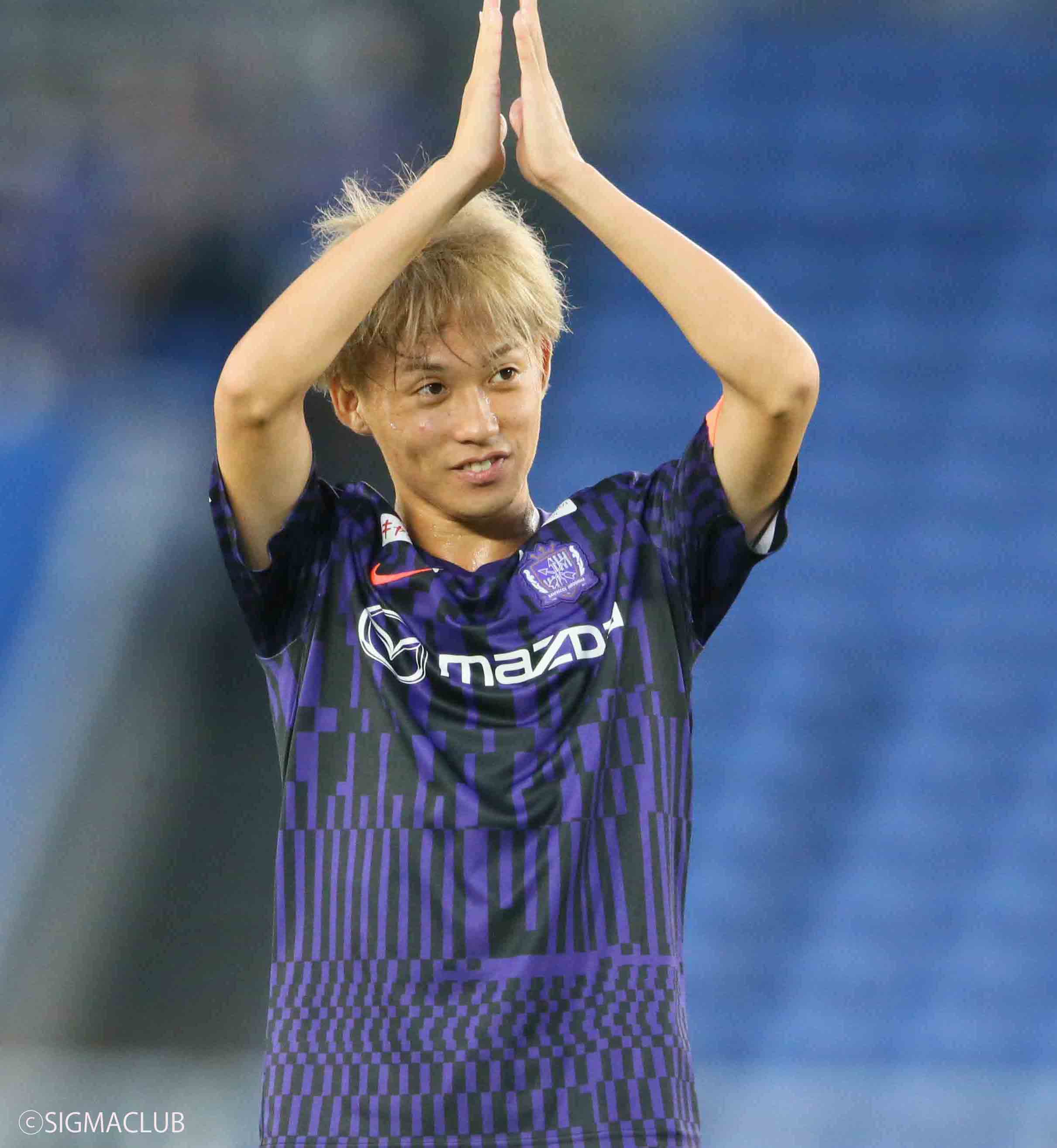 森島司選手／声出し応援とチャントでモチベーションもあがりました