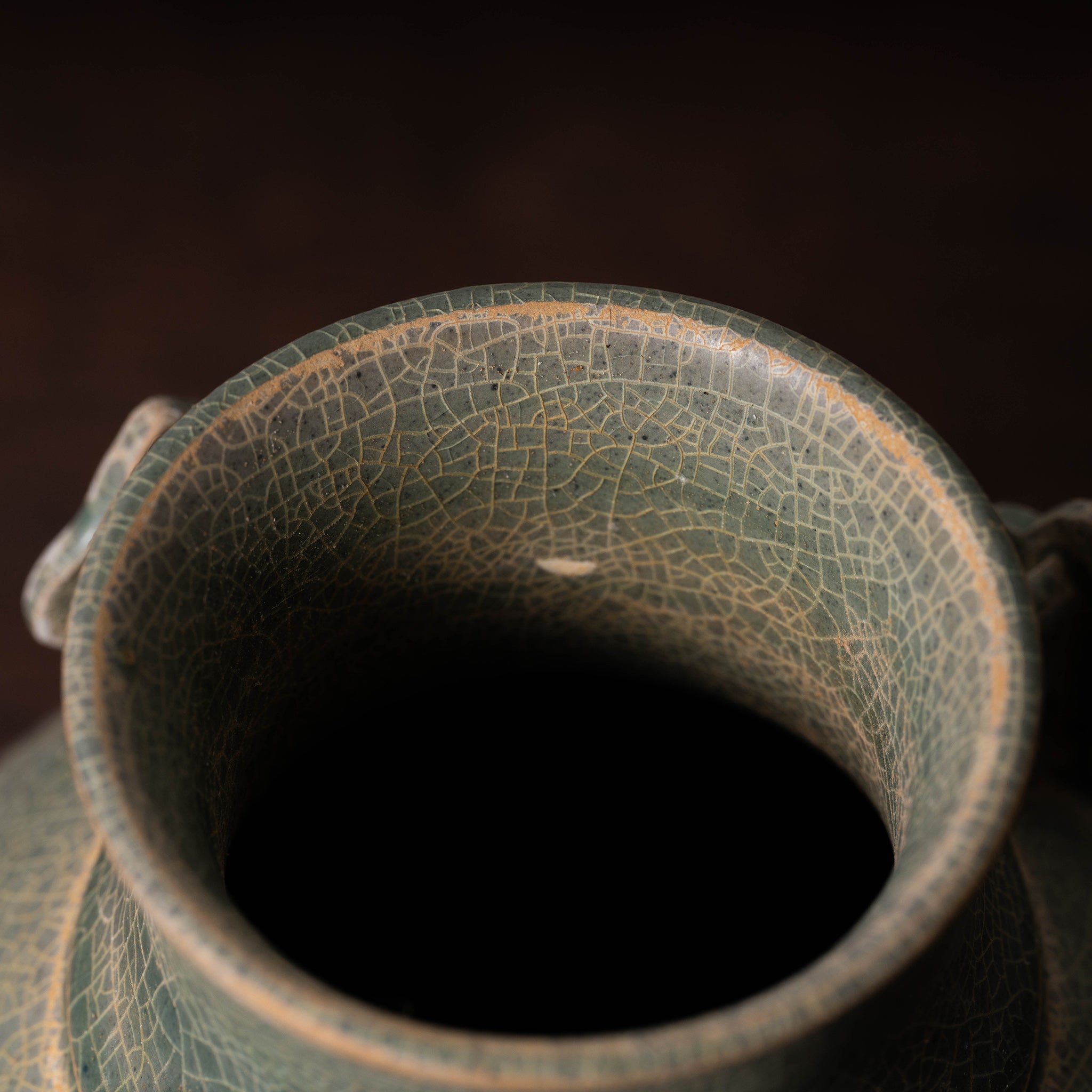 北宋 越州窯 青磁四耳壺 – 燦禾 SANKA