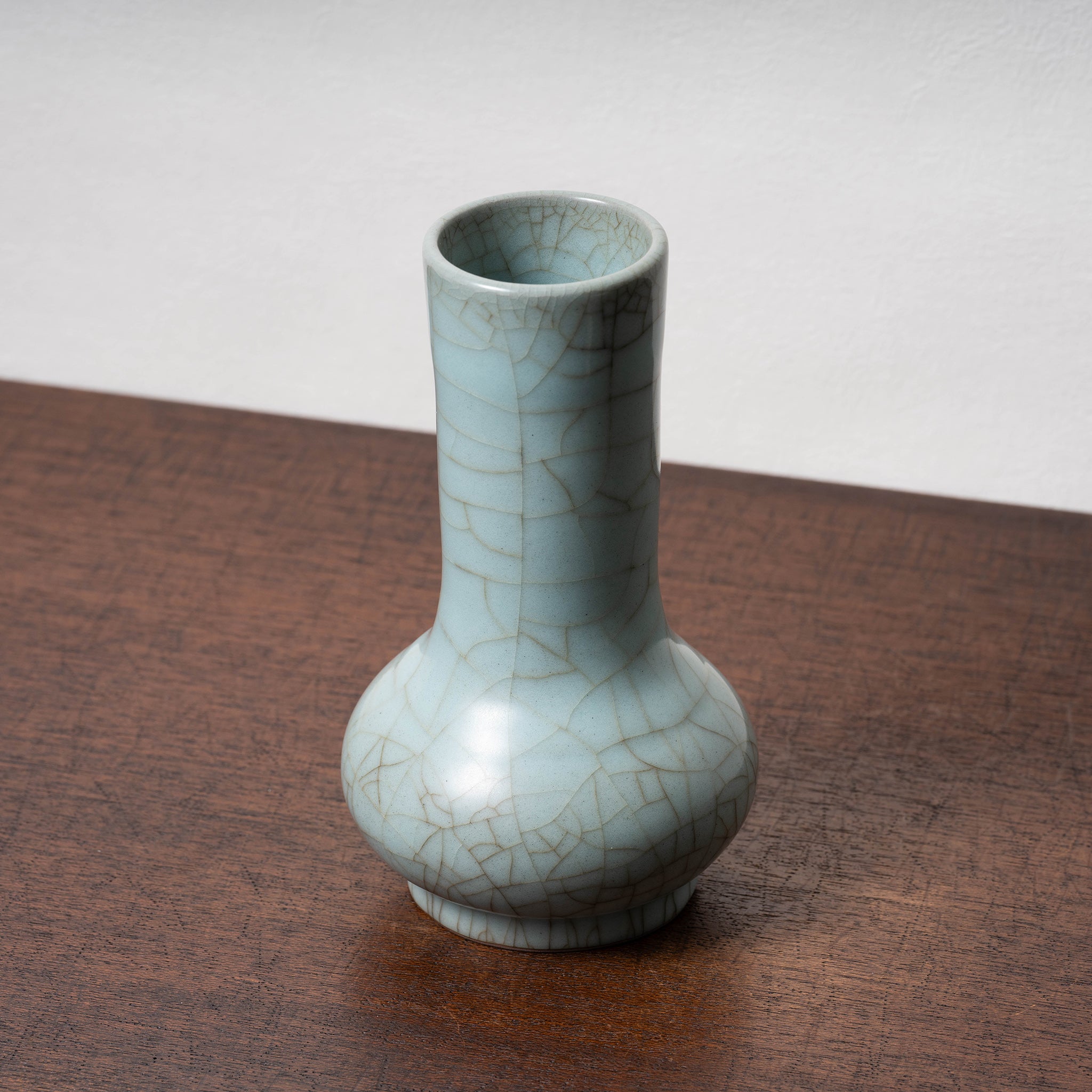 南宋官窯 青磁長頸瓶（青磁下蕪瓶） – 燦禾 SANKA