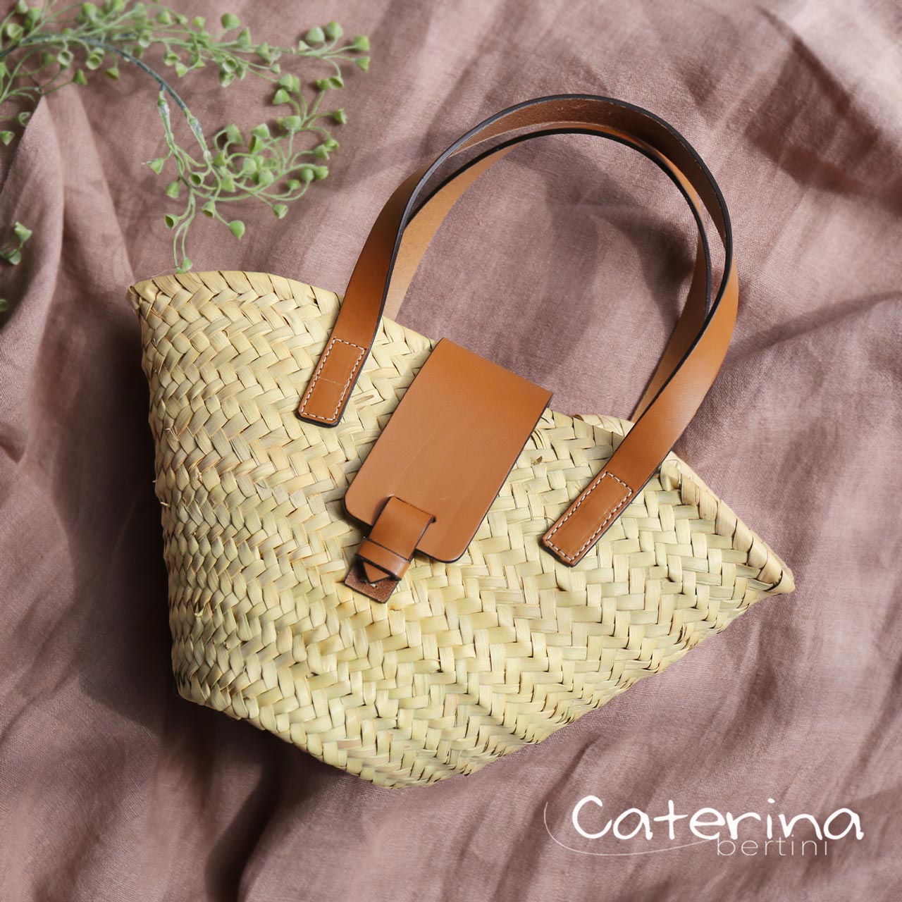 かごバッグ Caterina Bertini ハンドメイド バッグ イタリア製