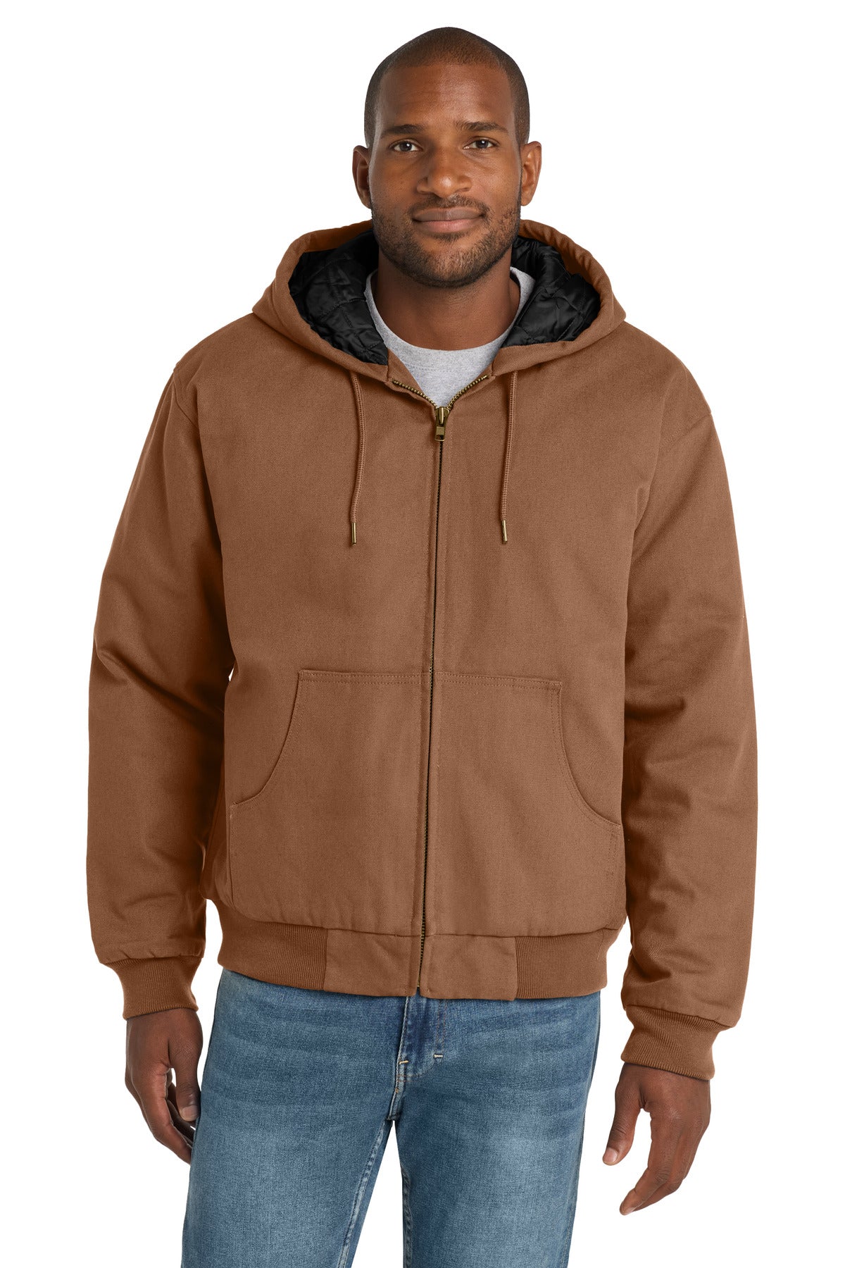 CornerStone® - Duck Cloth Hooded Work Jacket. J763H – SanMar Sports