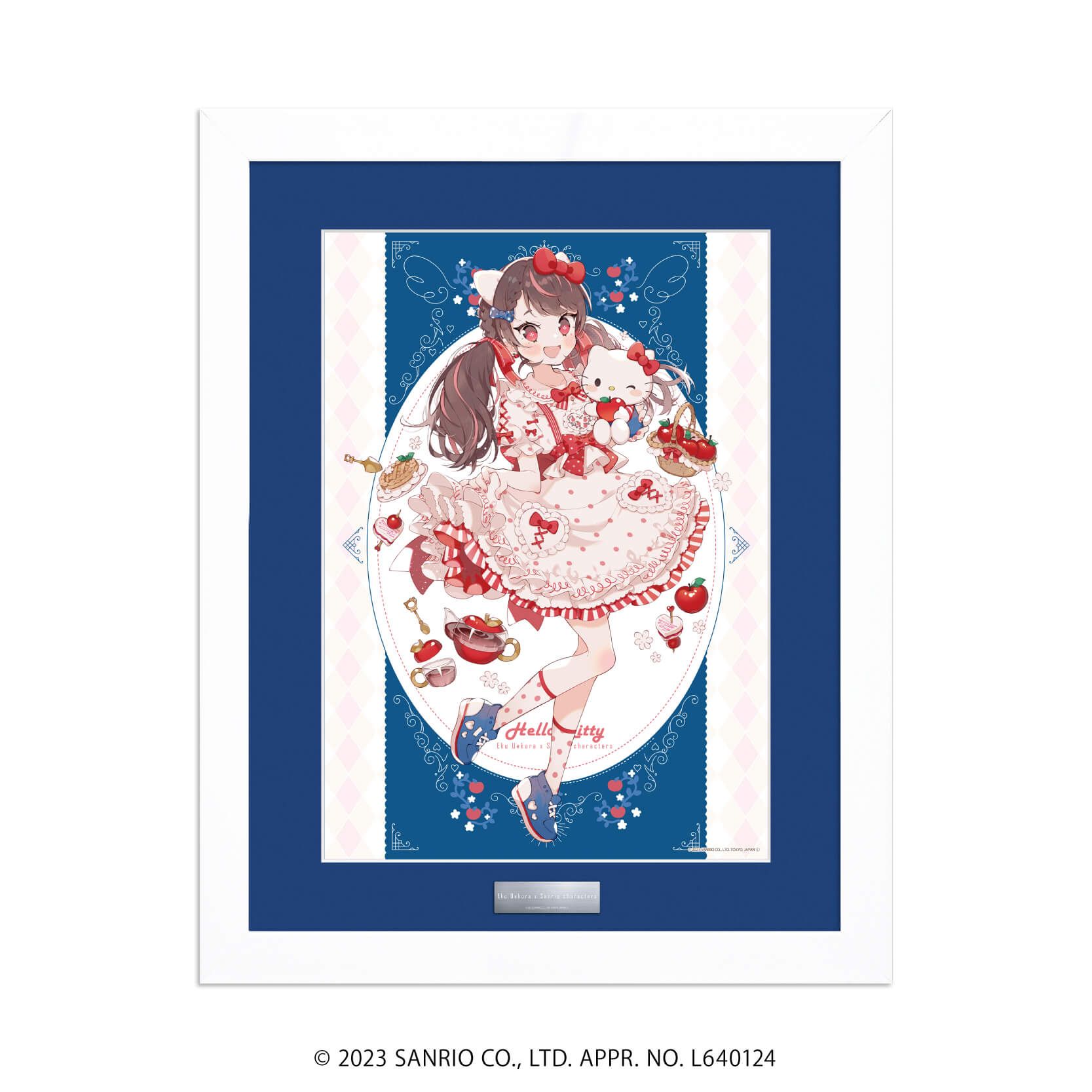 上倉エク×サンリオキャラクターズ｜高精細複製原画（額付き）「上倉