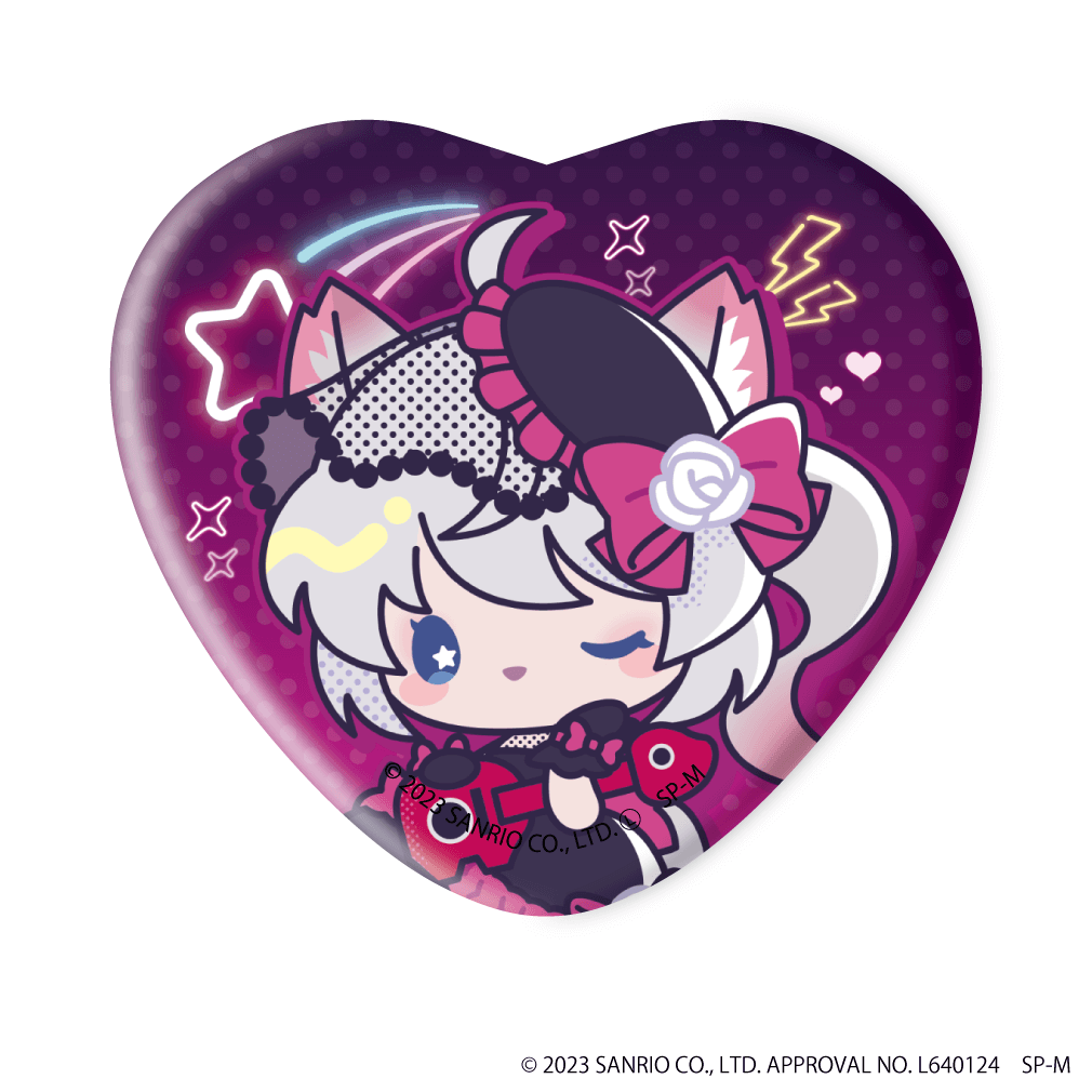 SHOW BY ROCK!!｜ハート型缶バッジ「SHOW BY ROCK!!」01/Heart Beat