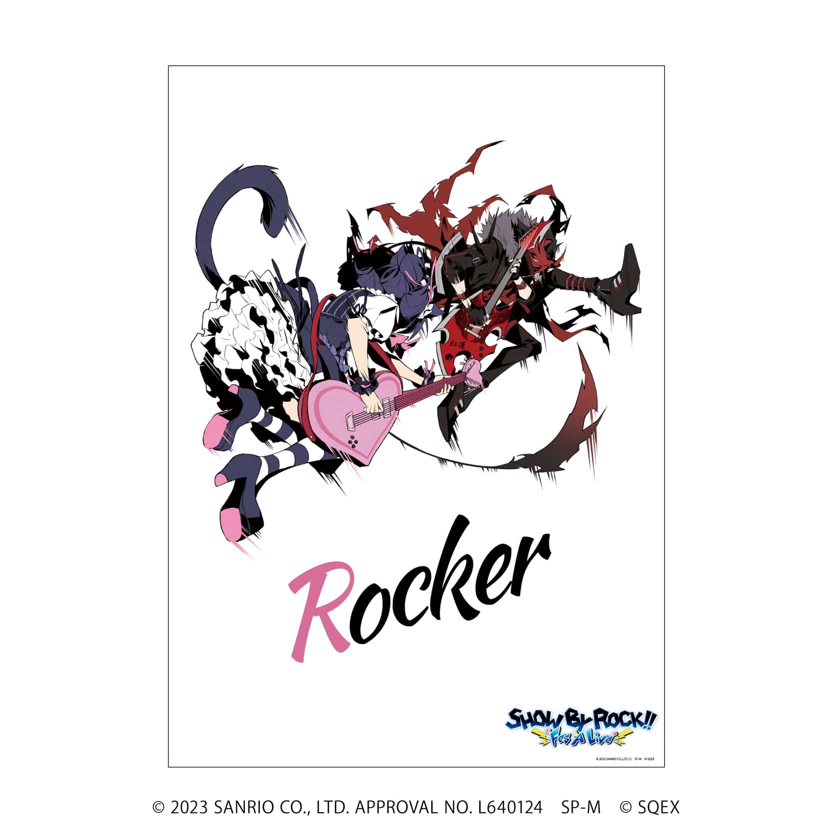 SHOW BY ROCK!!｜A3クリアポスター「SHOW BY ROCK!!」17/Rocker(公式