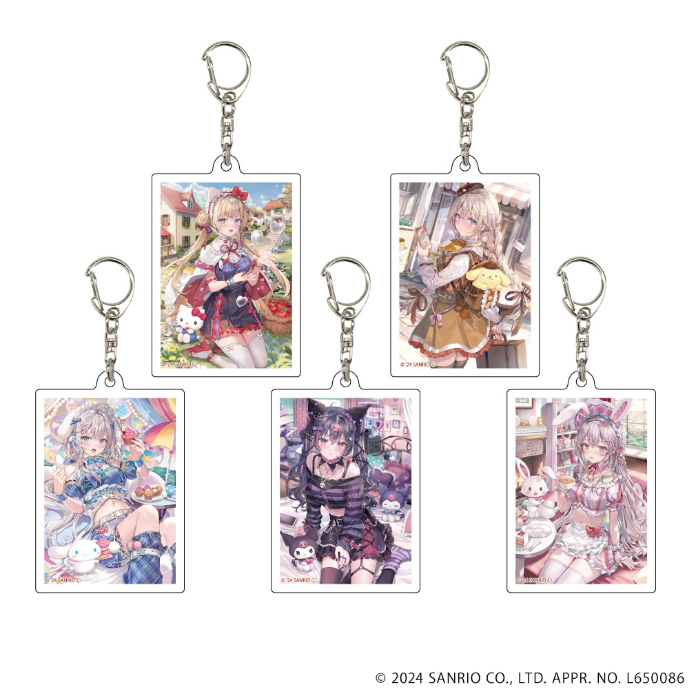 ももこ×サンリオキャラクターズ｜アクリルキーホルダー「ももこ