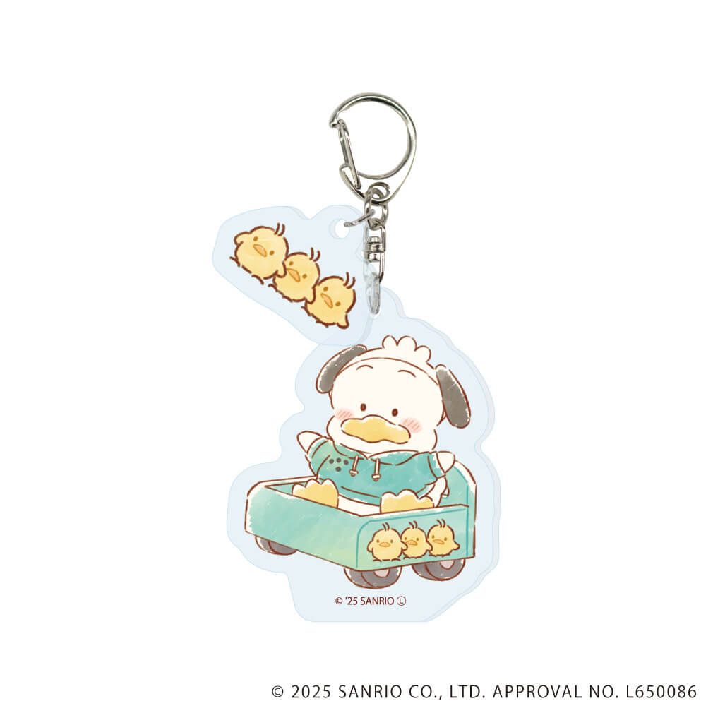 はぴだんぶい｜パーツ付きアクリルキーホルダー「はぴだんぶい」08