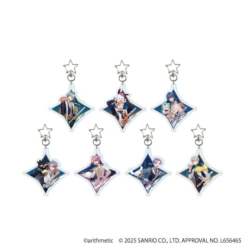 Starry☆Sky×サンリオキャラクターズ｜星型ナスカンアクリル