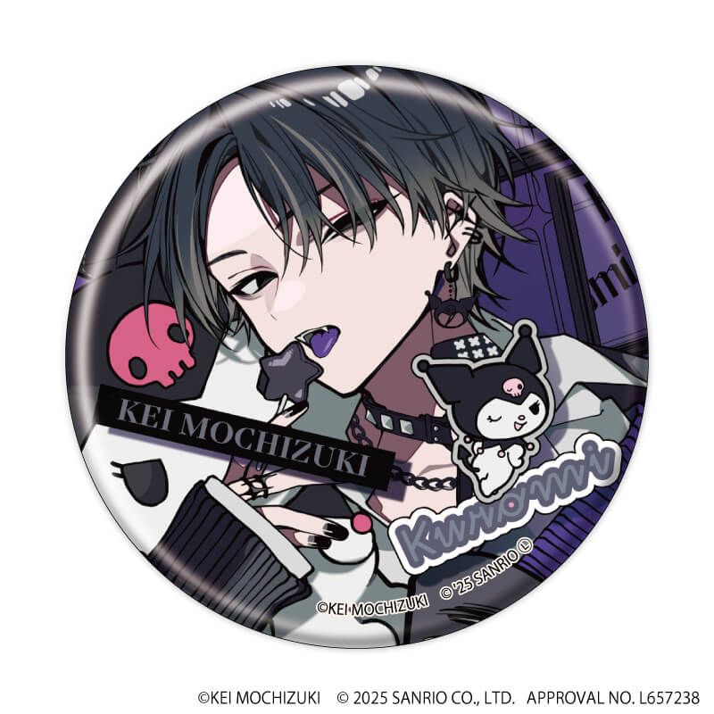 望月けい×サンリオキャラクターズ｜缶バッジ「望月けい×サンリオ