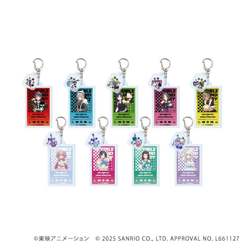 ガールズバンドクライ×サンリオキャラクターズ｜パーツ付きアクリル