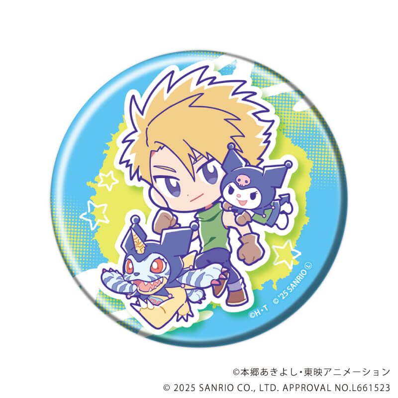 デジモンアドベンチャー×サンリオキャラクターズ｜缶バッジ「デジモン