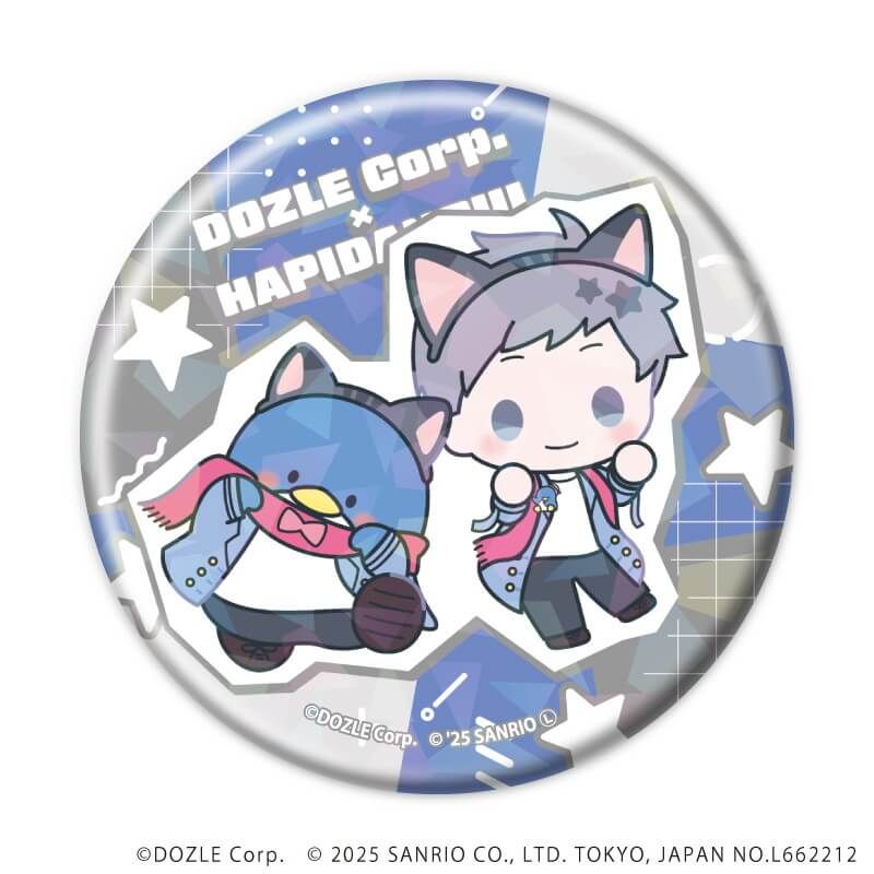 ドズル社×はぴだんぶい｜ホログラム缶バッジ(57mm)「ドズル社×はぴだん