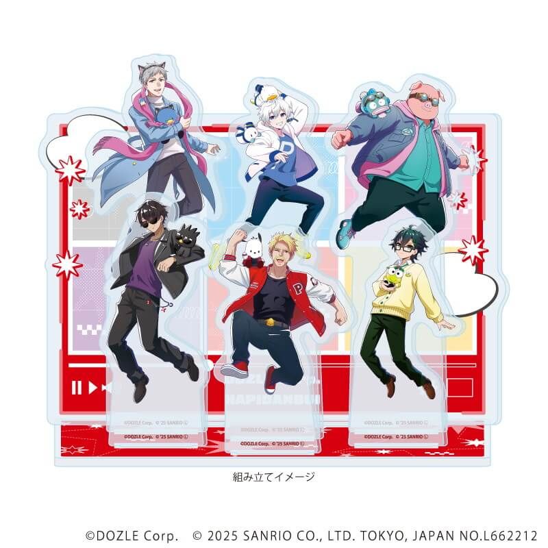 ドズル社×はぴだんぶい｜プレミアム アクリルジオラマプレート「ドズル