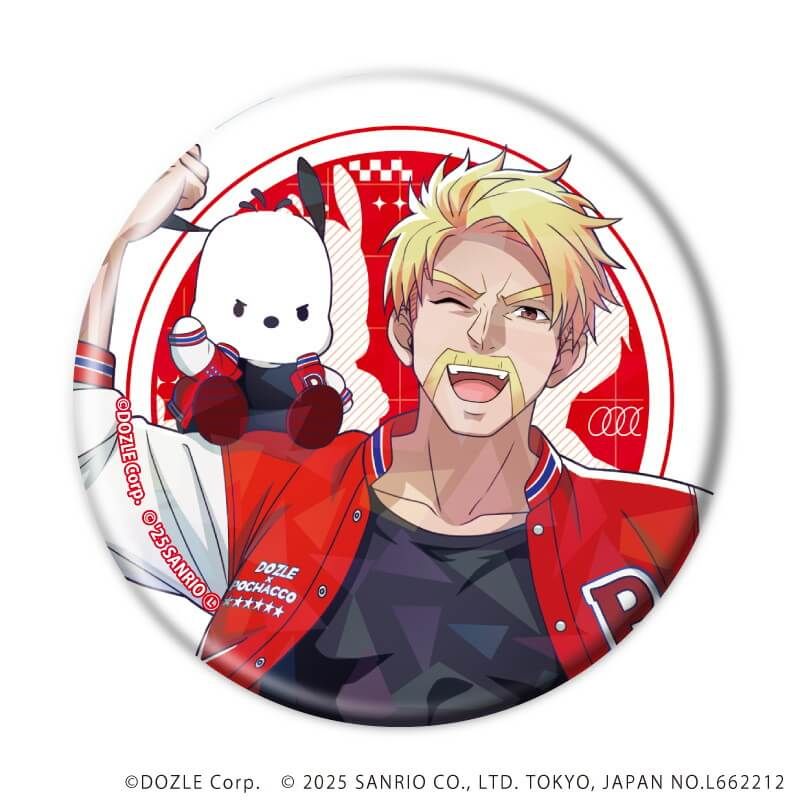 ドズル社×はぴだんぶい｜ホログラム缶バッジ(57mm)「ドズル社×はぴだん