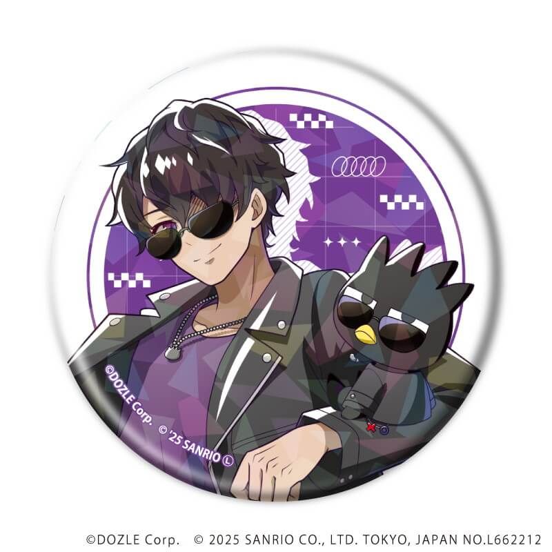 ドズル社×はぴだんぶい｜ホログラム缶バッジ(57mm)「ドズル社×はぴだん