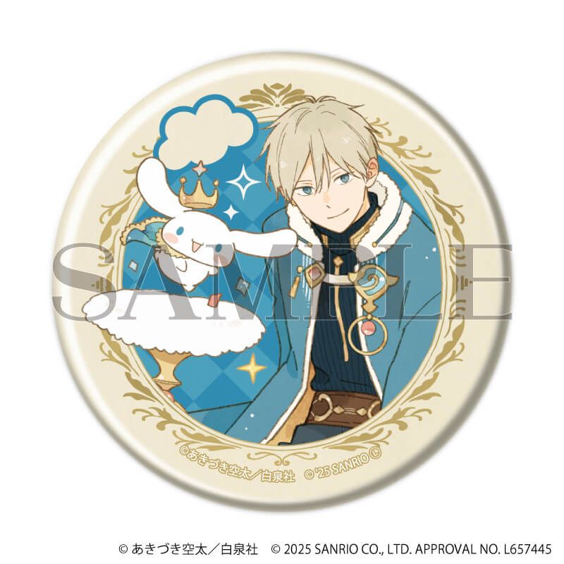 赤髪の白雪姫×サンリオキャラクターズ｜マット加工缶バッジ(57mm)「赤