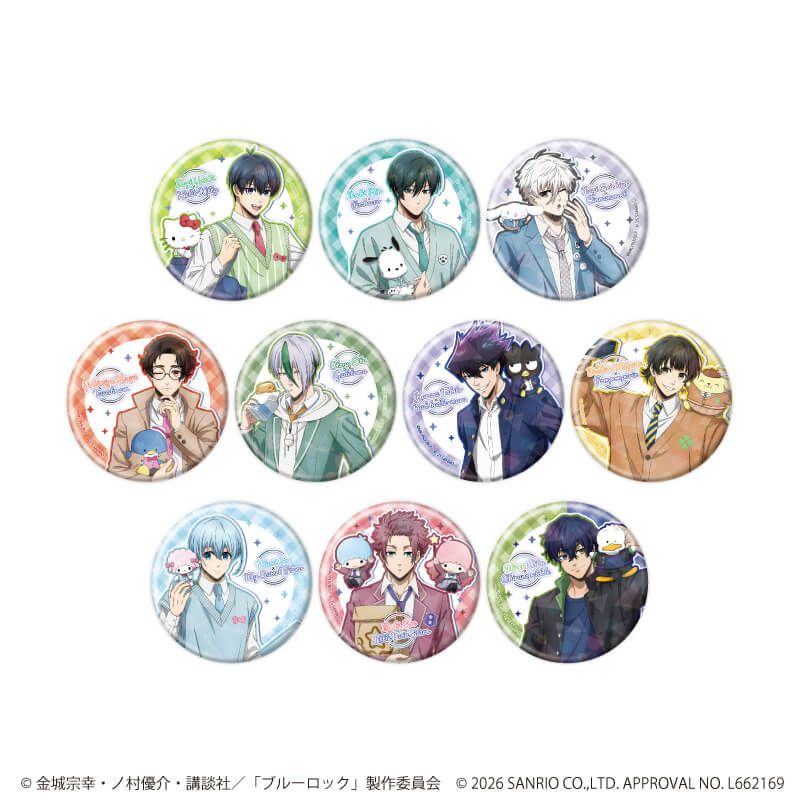 TVアニメ『ブルーロック』×サンリオキャラクターズ｜ホログラム缶