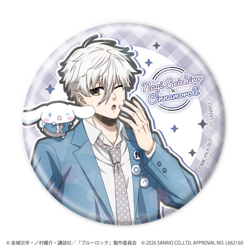 TVアニメ『ブルーロック』×サンリオキャラクターズ｜ホログラム缶