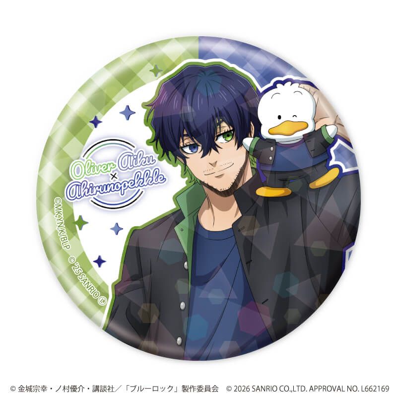 TVアニメ『ブルーロック』×サンリオキャラクターズ｜ホログラム缶