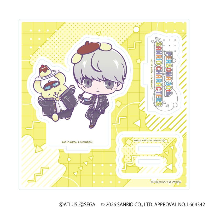 P30th×サンリオキャラクターズ｜アクリルスタンドプレート「P30th