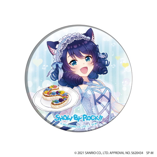 SHOW BY ROCK!!｜缶バッジ「SHOW BY ROCK!!」07/表紙デザイン シアン