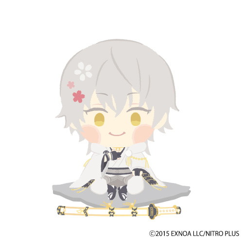 わんぱく！刀剣乱舞｜ワッペンシール「わんぱく！刀剣乱舞」55/つる