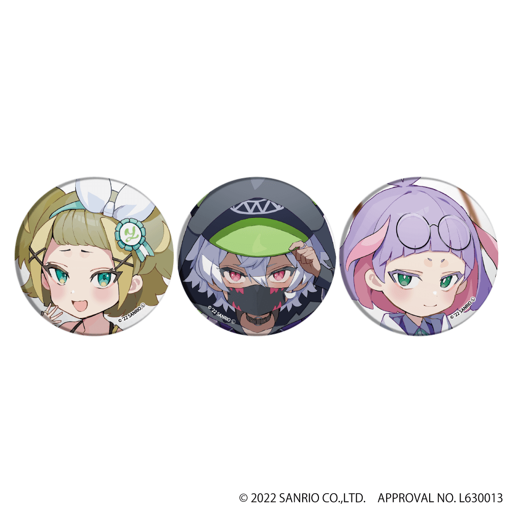 まいまいまいごえん｜缶バッジ3個セット「まいまいまいごえん」01