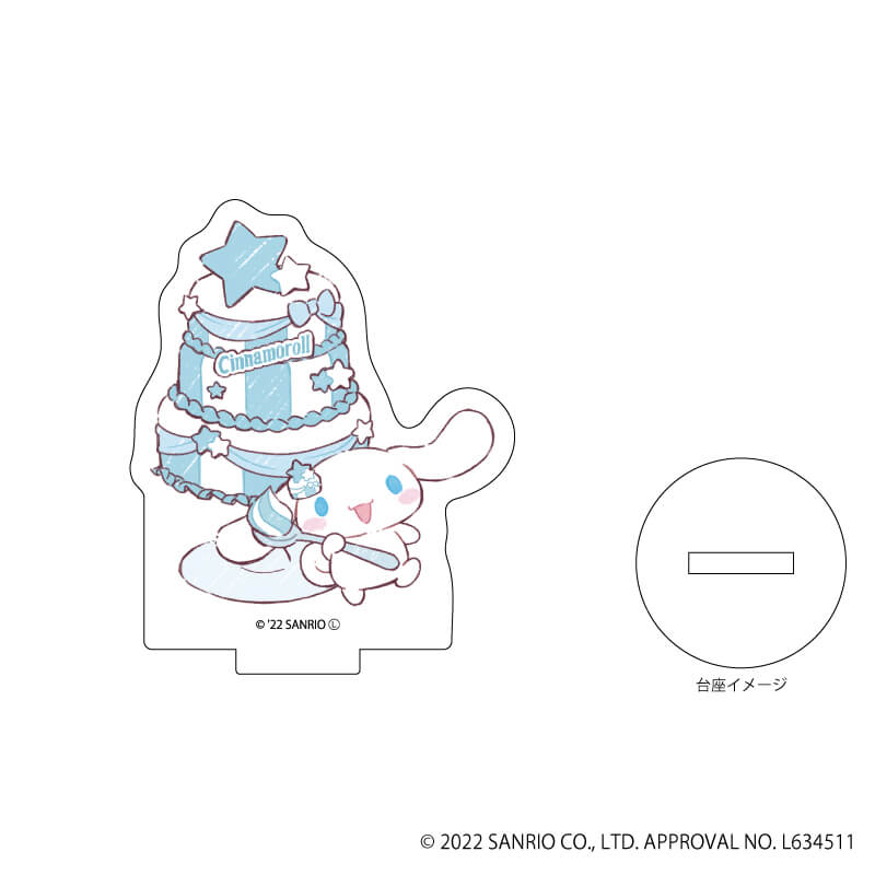 シナモロール｜アクリルぷちスタンド「シナモロール」02/スイーツ