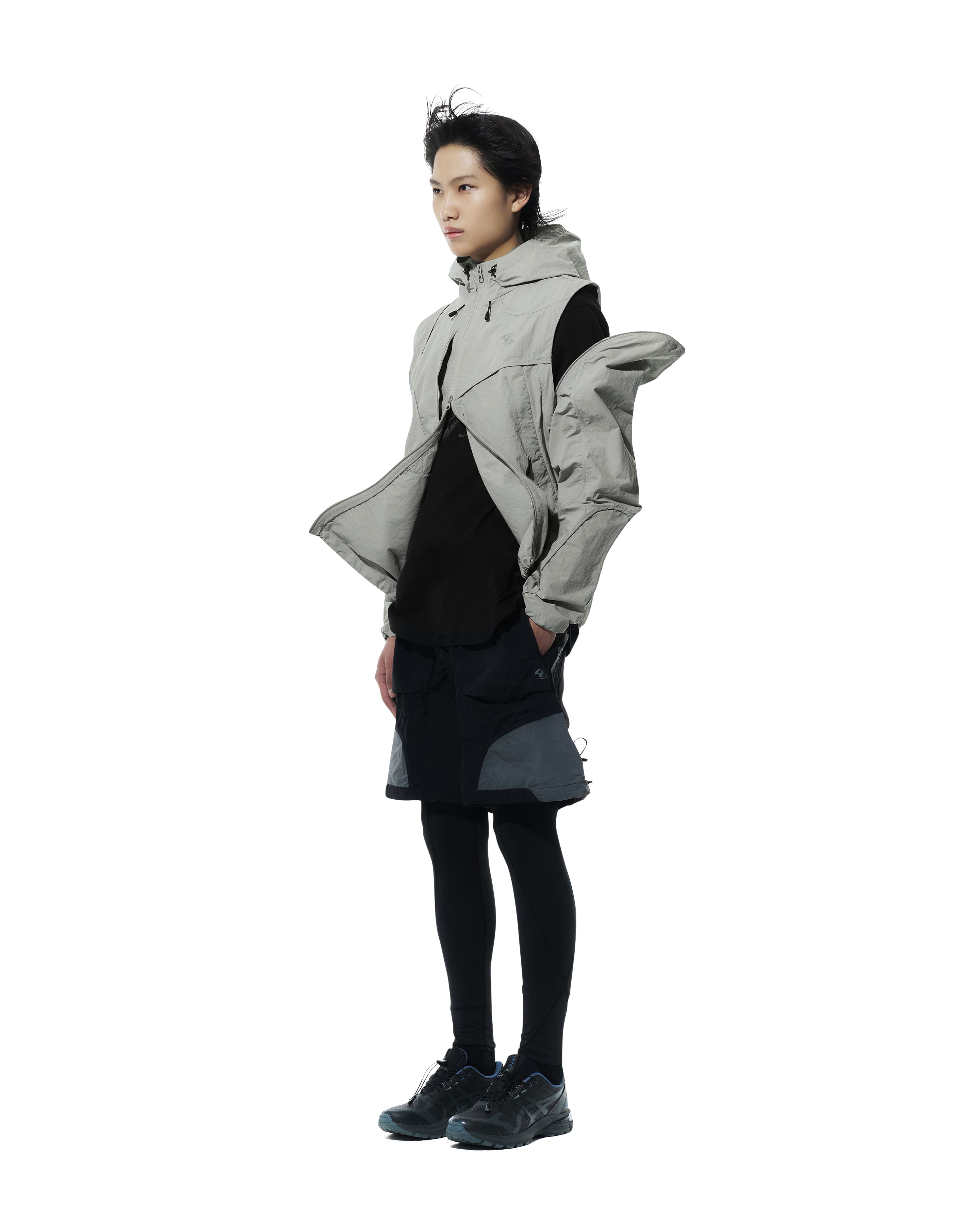 2WAY WAVE JACKET [GREY] | SAN SAN GEAR