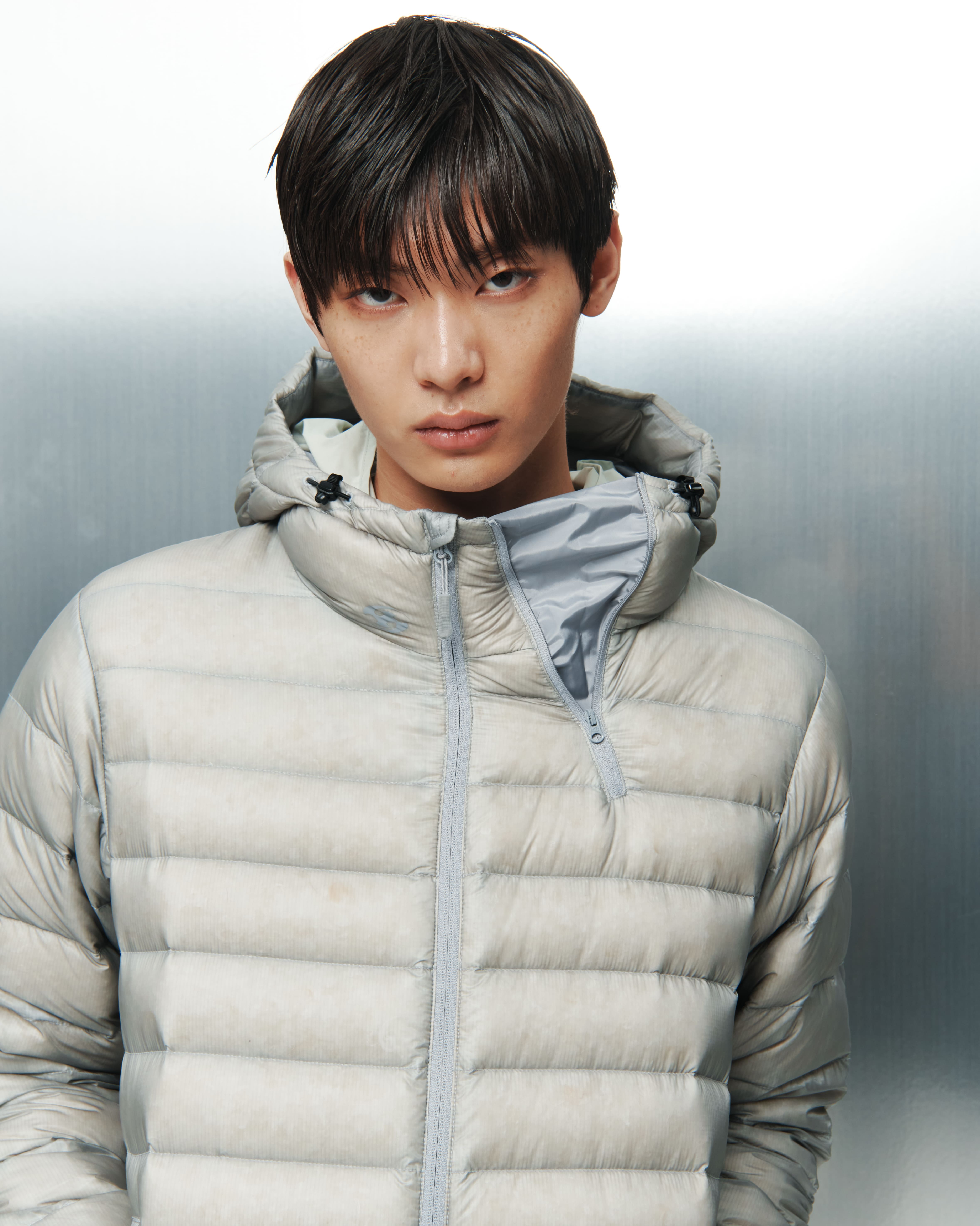 SUFFIX PUFFER JACKET [GREY]_24FW | SAN SAN GEAR