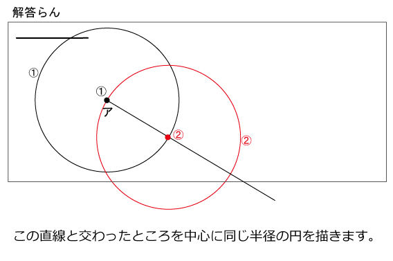 南山中女子部-コンパスの作図2021年南山中女子部-コンパスの作図