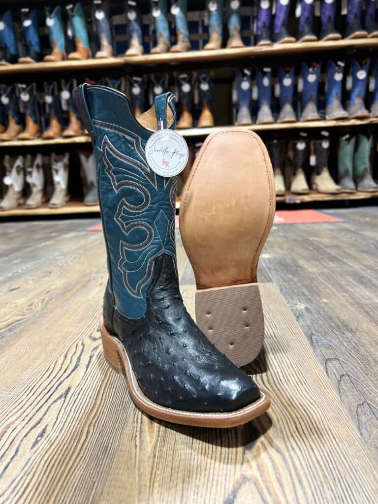 Rios of Mercedes Black Full Quill Men's Boot - FULL WELT - Saddle Rags