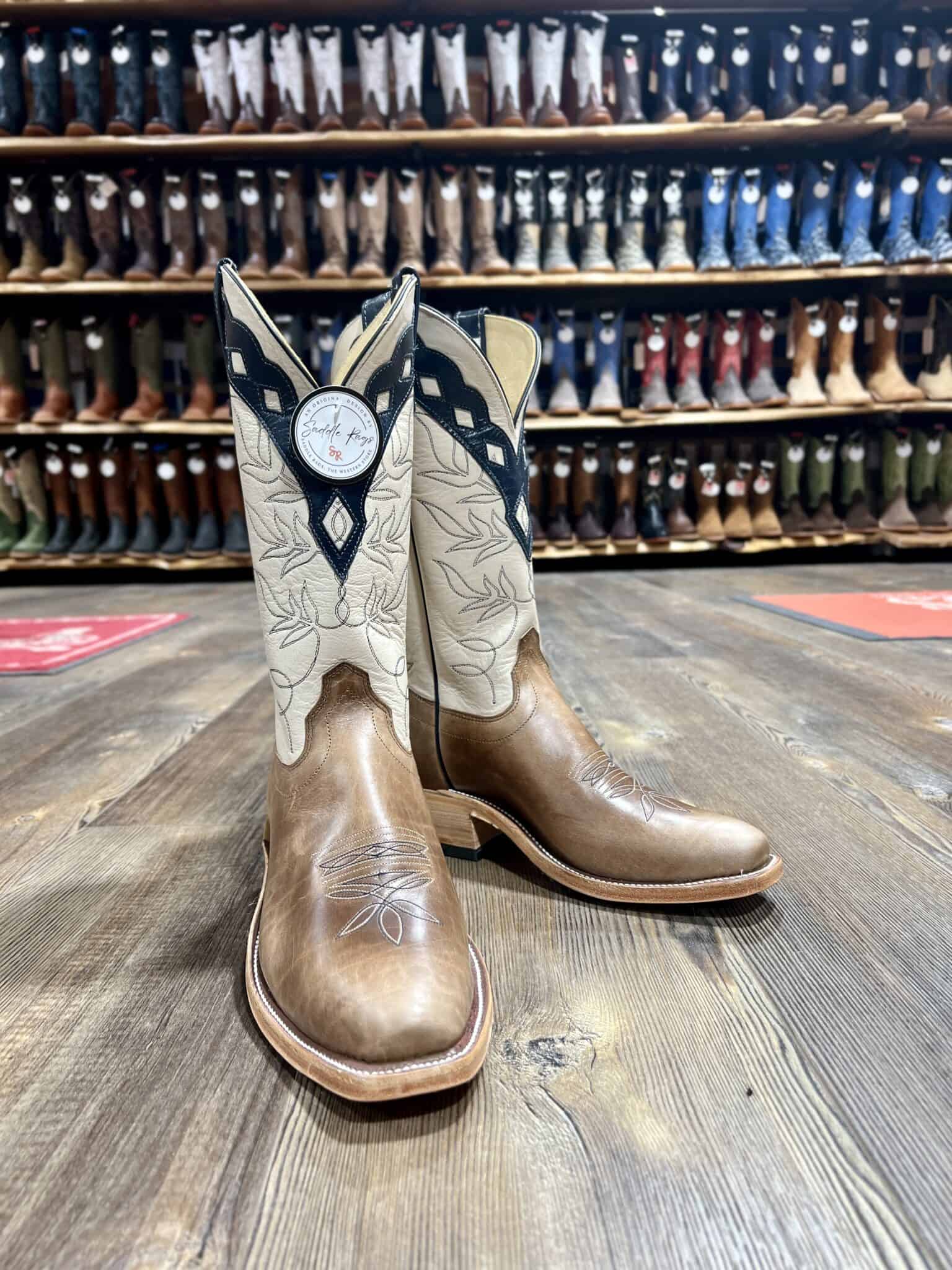 Olathe Women's Brown Marine Field Boot - Saddle Rags