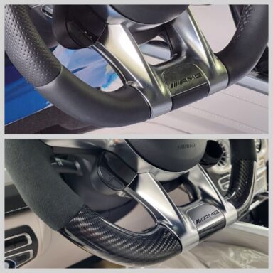 メルセデス・ベンツ Gクラスカーボンファイバーデザインのハンドルの