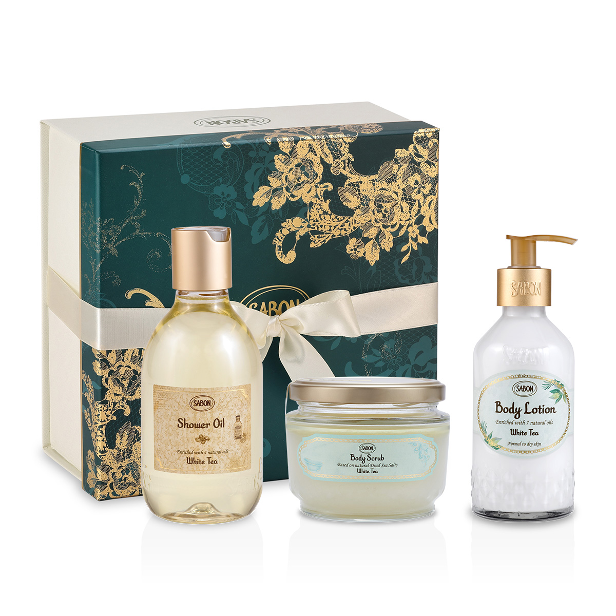 3STEP ボディケアキット (ホワイトティー)』 | SABON (サボン)
