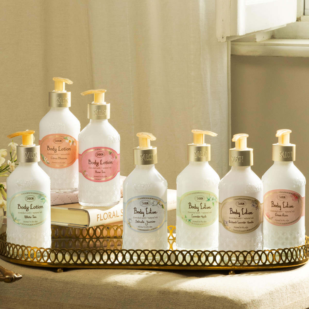 ボディローション(ボトル) (ホワイトティー)』 | SABON (サボン)