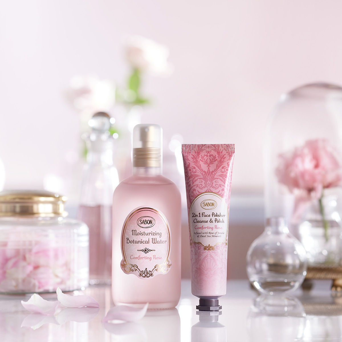 フェイスポリッシャー(60mL) コンフォーティング・ローズ』 | SABON