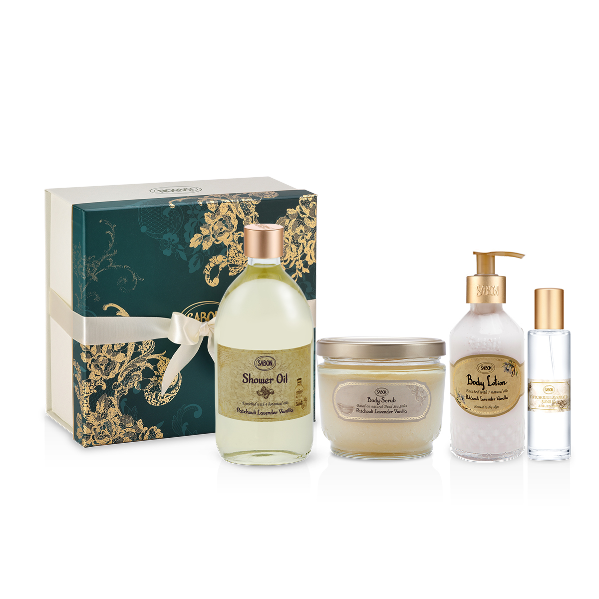 ボディケア 4STEP レギュラーセット (パチュリ・ラベンダー・バニラ