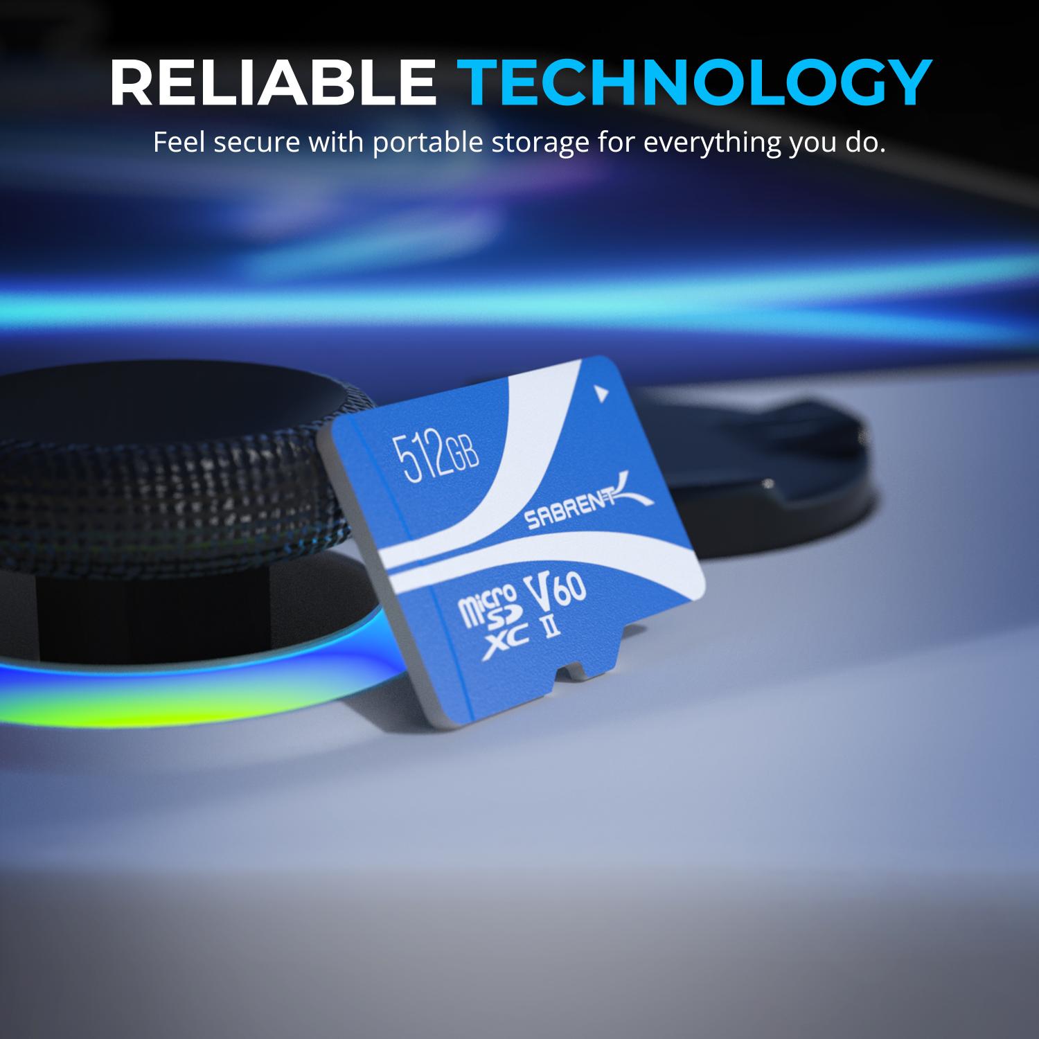 Rocket V60 microSDXC Memory Card - Sabrent