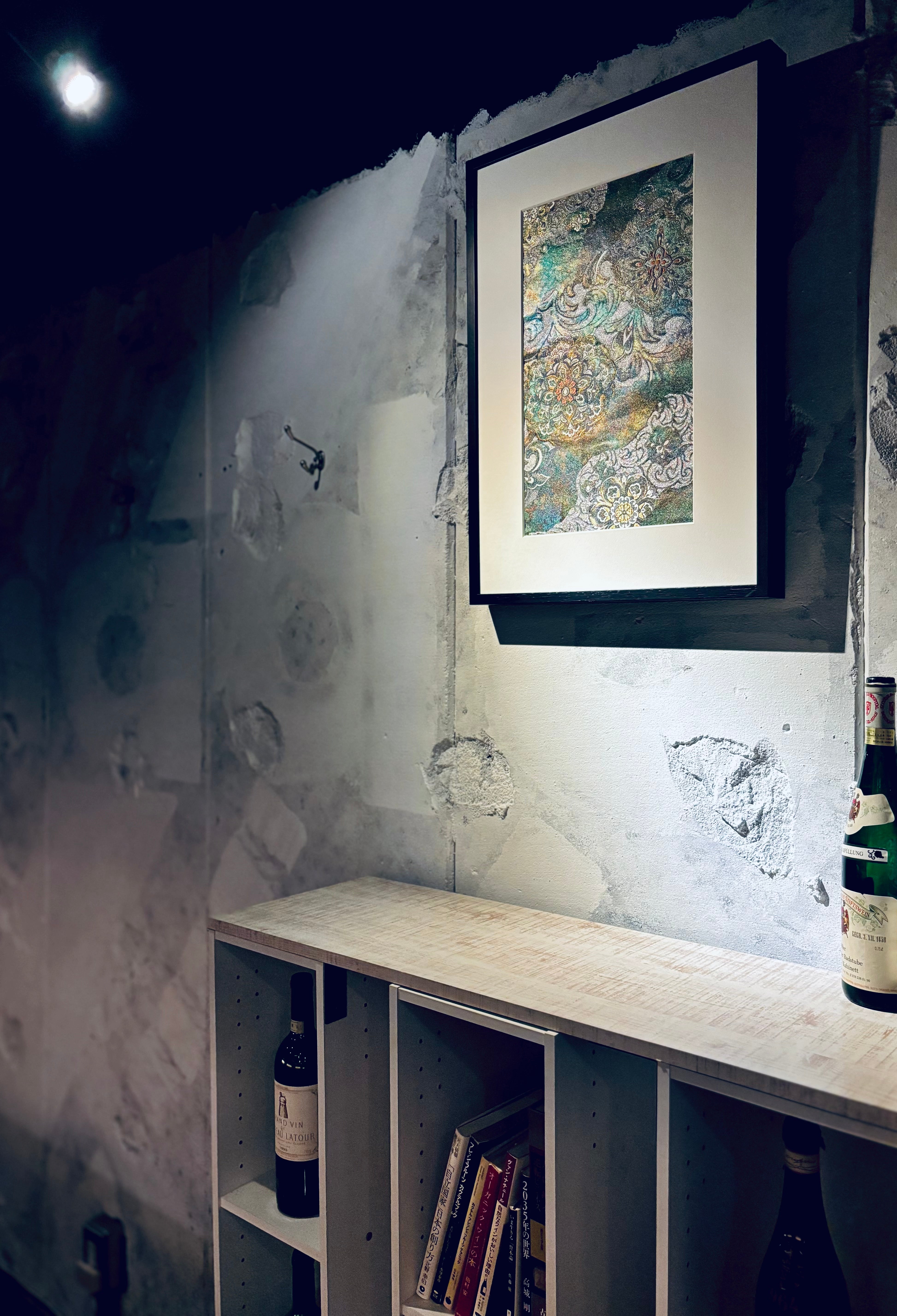 リトグラフ 版画 額縁 地蔵通商店街 Ma ナンバー入り リトグラフ 版画