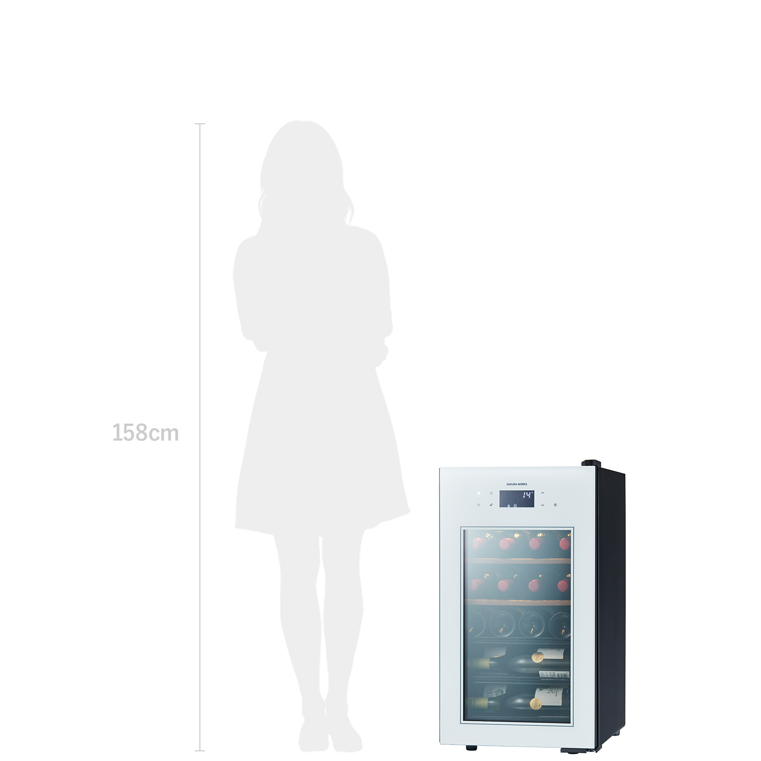 SA22-W | ZERO ADVANCE | 製品一覧 | ワインセラー・日本酒セラーの