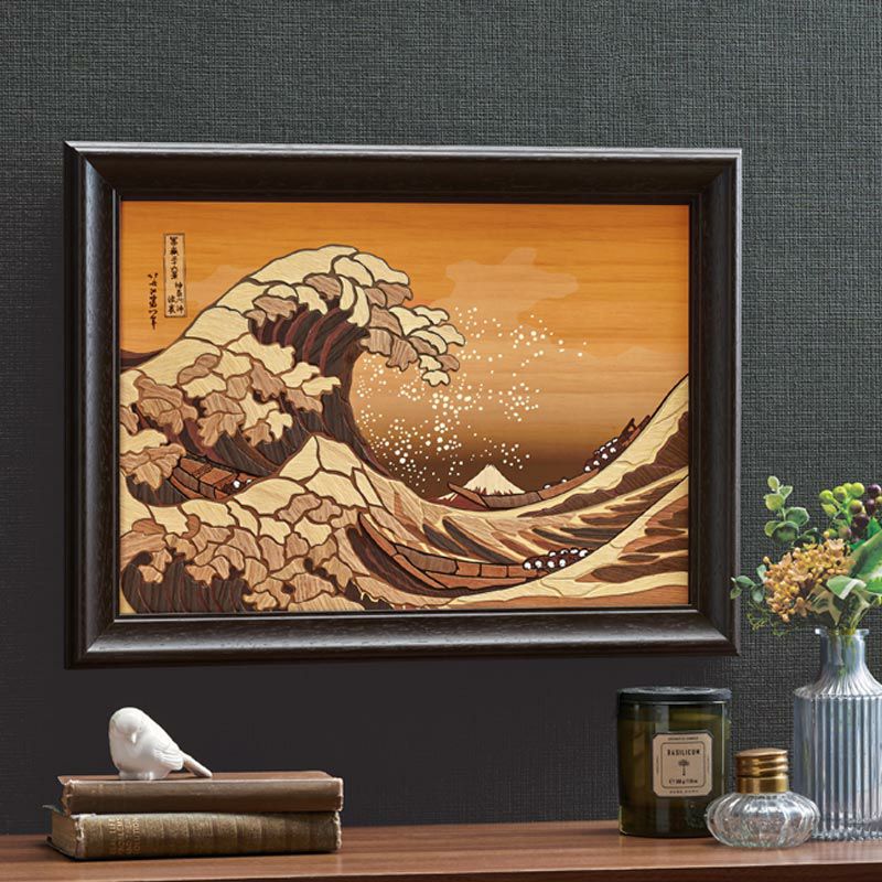 天然木のさくらあーと・神奈川沖浪裏｜株式会社さくらほりきり