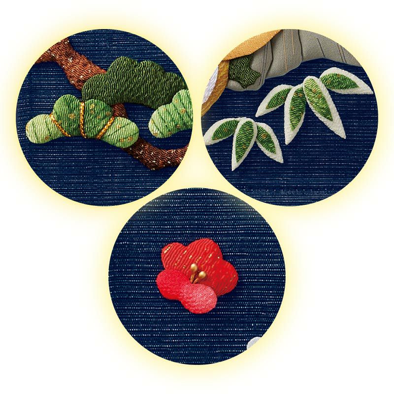 ロングタペストリー・福寿鶴亀｜株式会社さくらほりきり