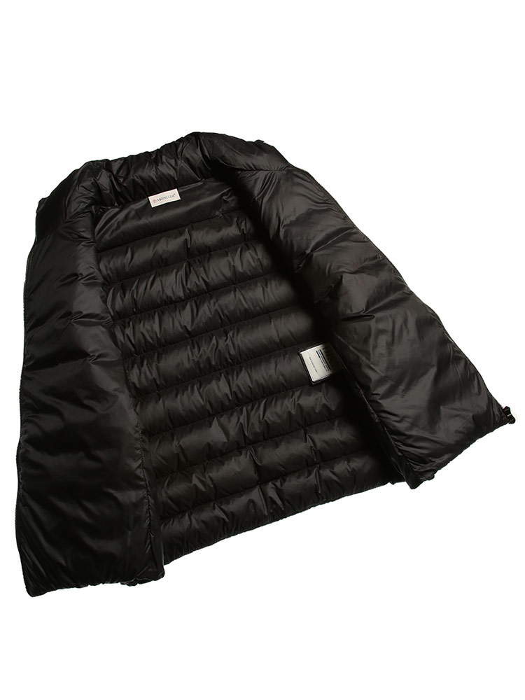 MONCLER (モンクレール) ニット切り替え フルジップ スタンド ダウン