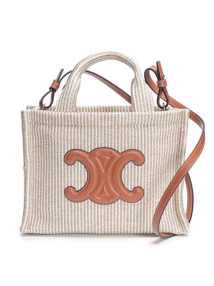 CELINE (セリーヌ) 2WAY ストライプ スモール カバ タイス