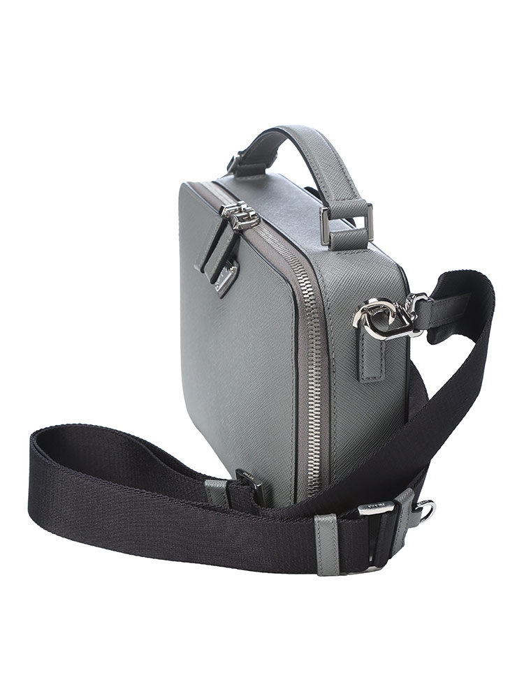 ココ PRADA グレー ストラップ 新品未使用 楽天市場】PRADA プラダ